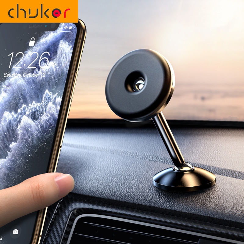 Aluminum Alloy Tall Car Phone Holder Double 360 Rotation Ball