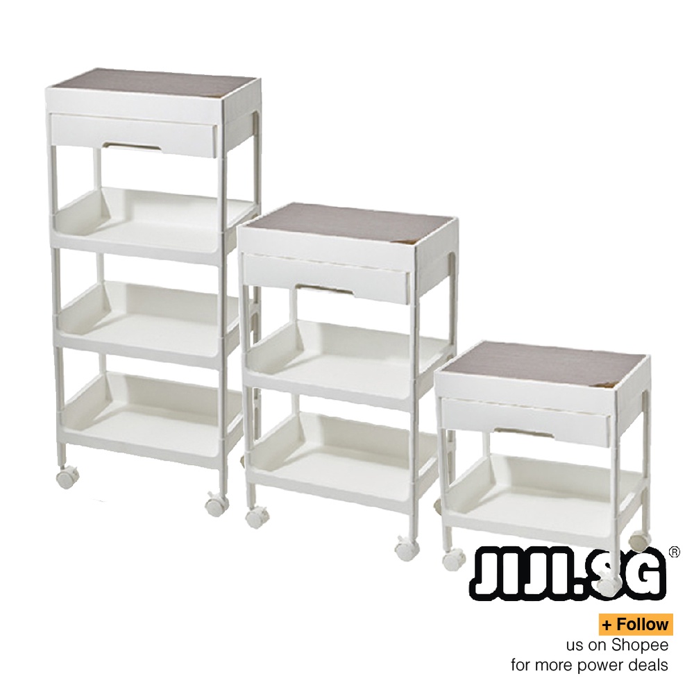 (JIJI.SG) YAFFA Storage Organiser / Kitchen Rack / Trolley / Shelves Shopee Singapore