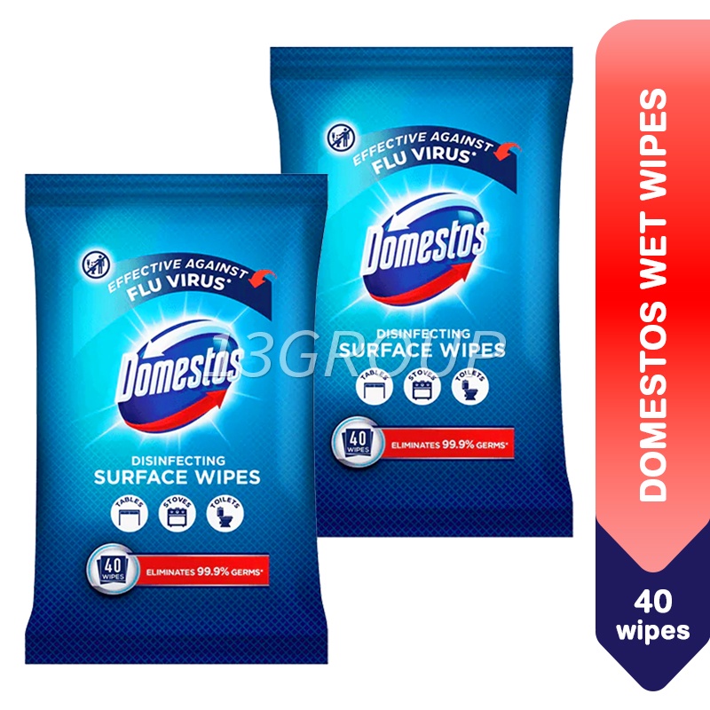 Domestos Disinfecting Wet Wipes, 40s Shopee Singapore