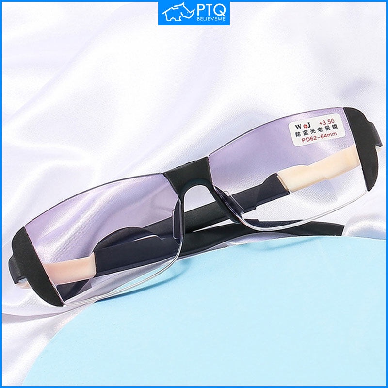 PTQ Bifocal Reading Glasses Far and Near Dual Use AntiBlue Light Anti