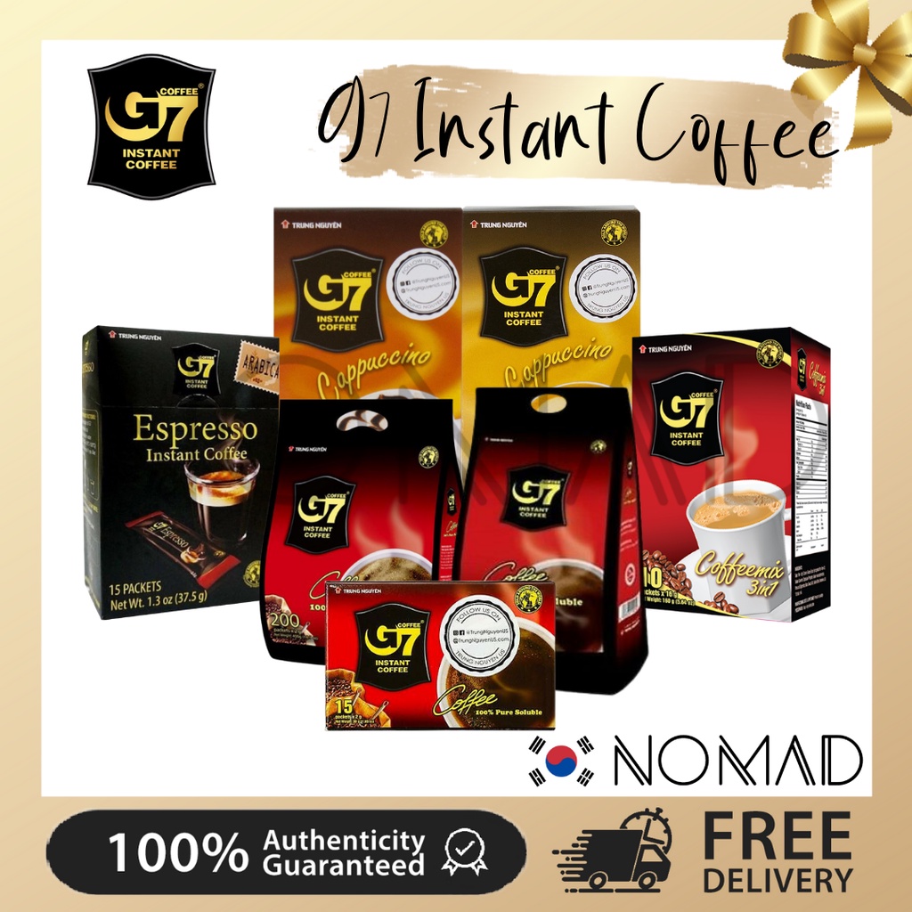 [G7 ESPRESSO] G7 Instant Coffee Collection Shopee Singapore