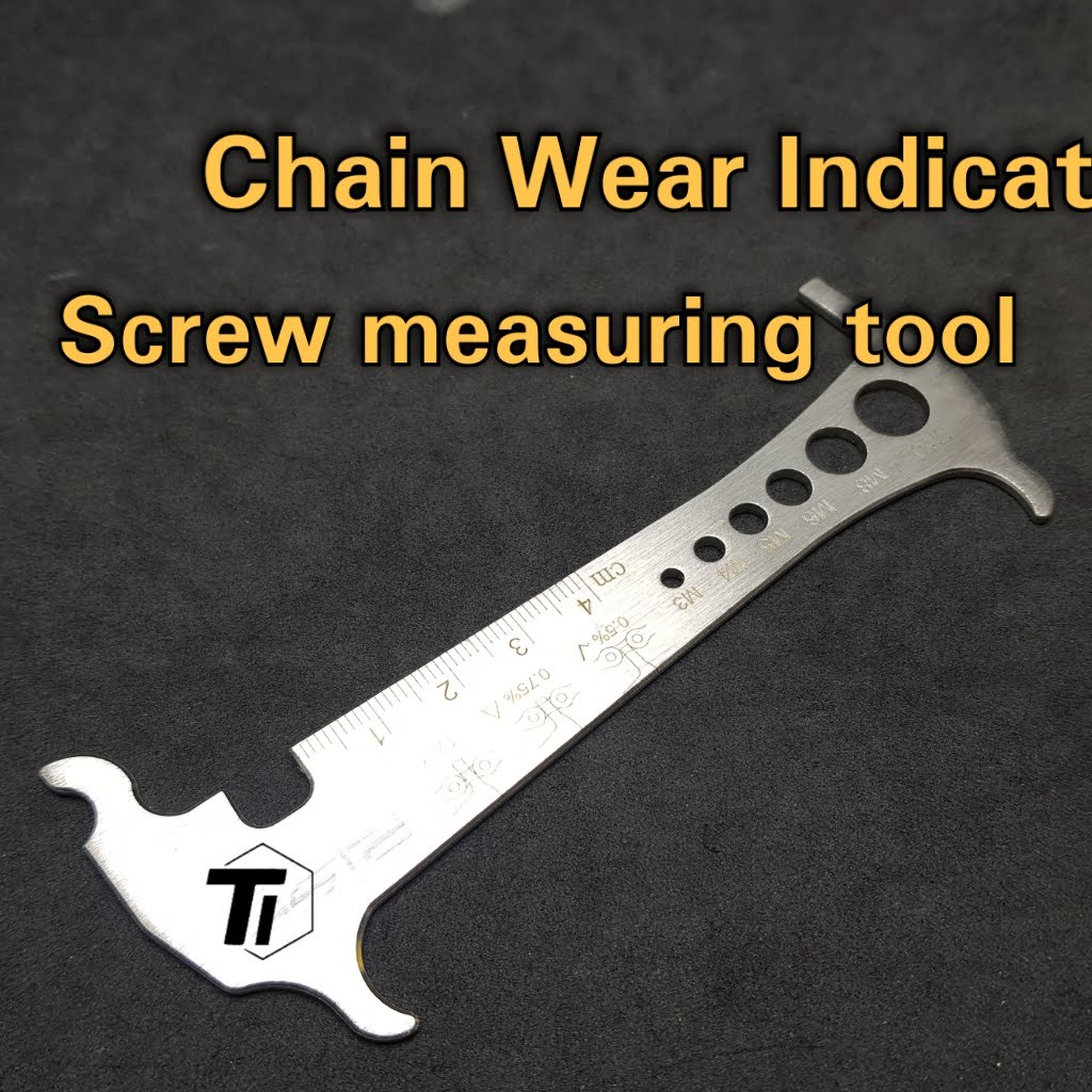 Chain Wear Checker Tool Screw measuring tool bike Chain Wear tool