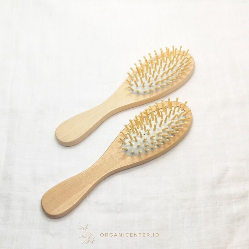 Bamboo Hair Brush Detangling Bamboo Hair Comb Wooden Wooden Comb Eco