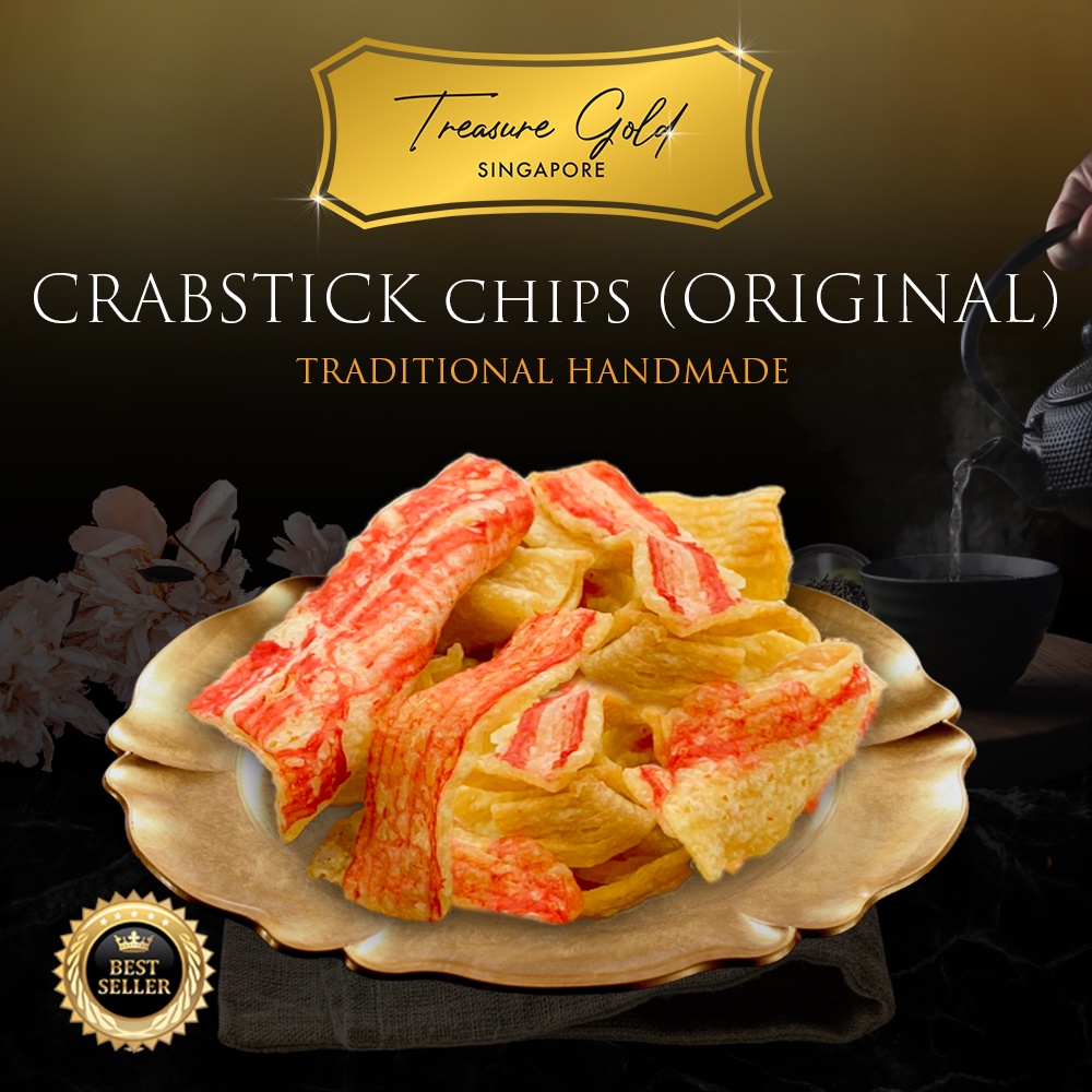 [BUY 1 FREE 1] Chinese New Year CNY Snacks Crabstick Chips (Original