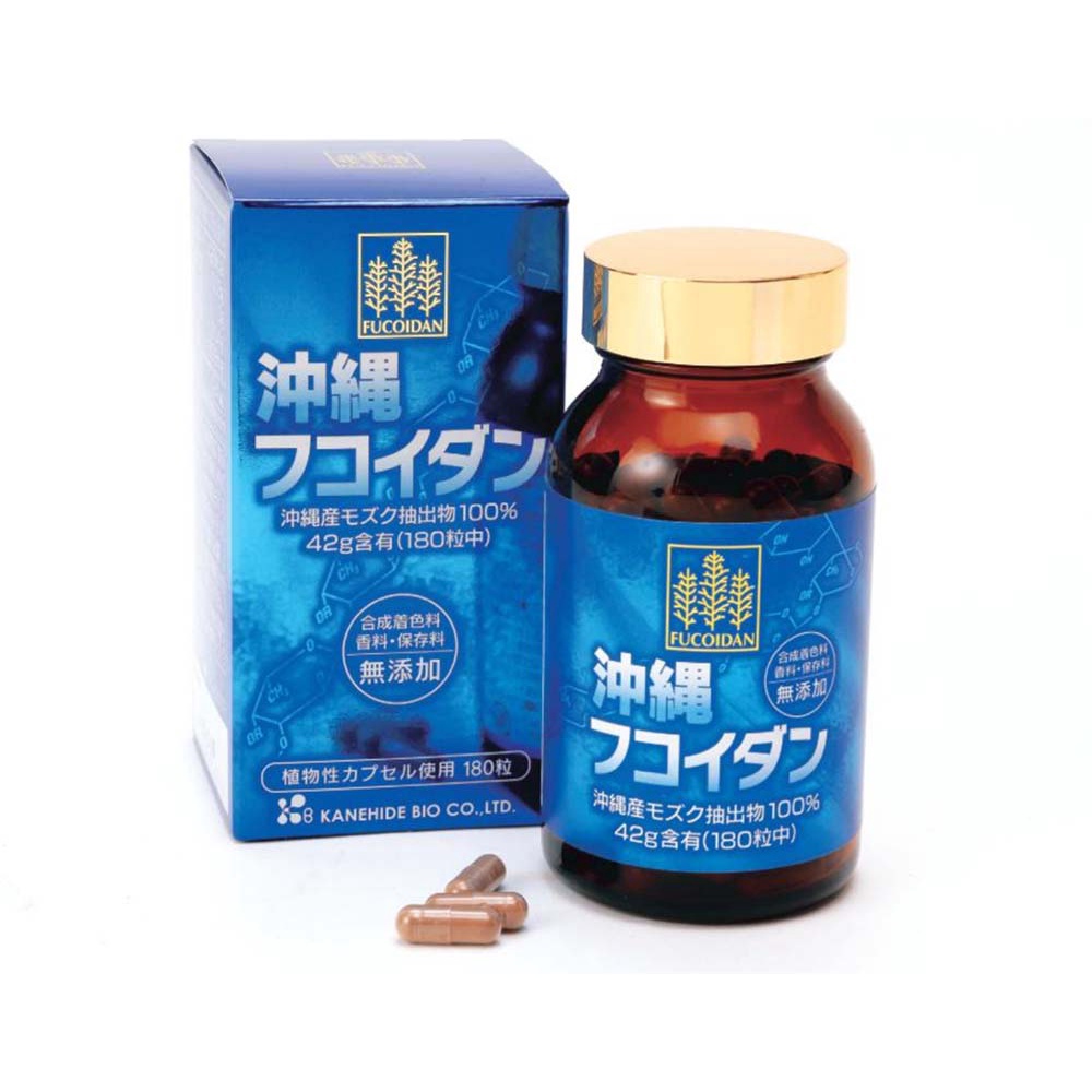 Fucoidan Supplement Okinawa Mozuku seaweed 180 tablets /Prevent blood