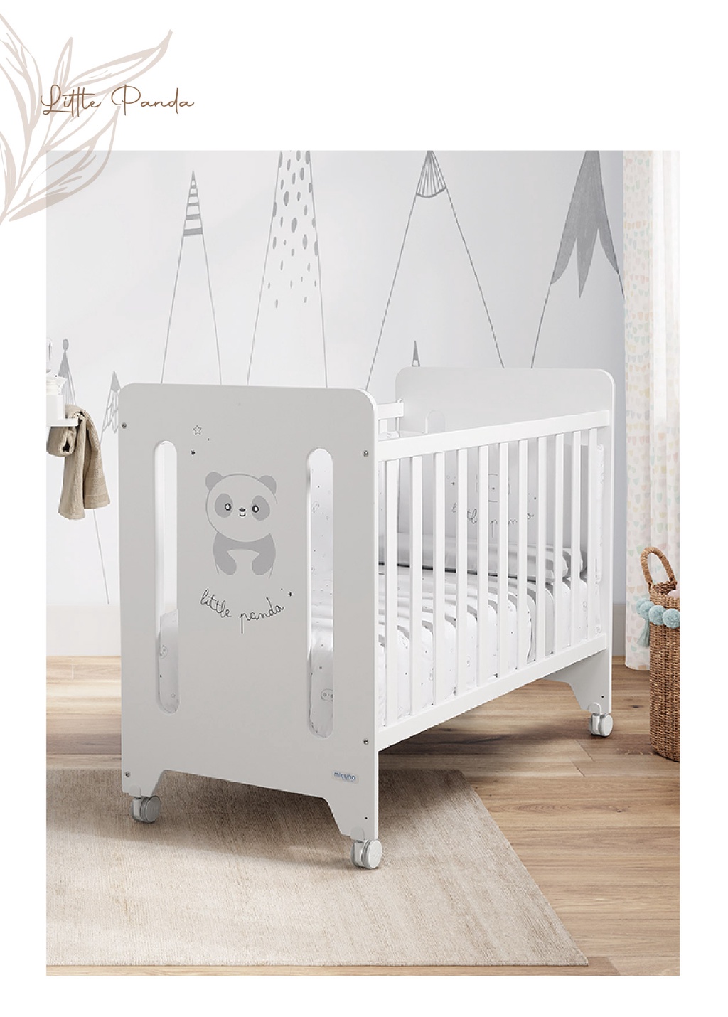 [Jarrons & Co] Micuna Little Panda Baby Cot w/ Relax System (Free 4