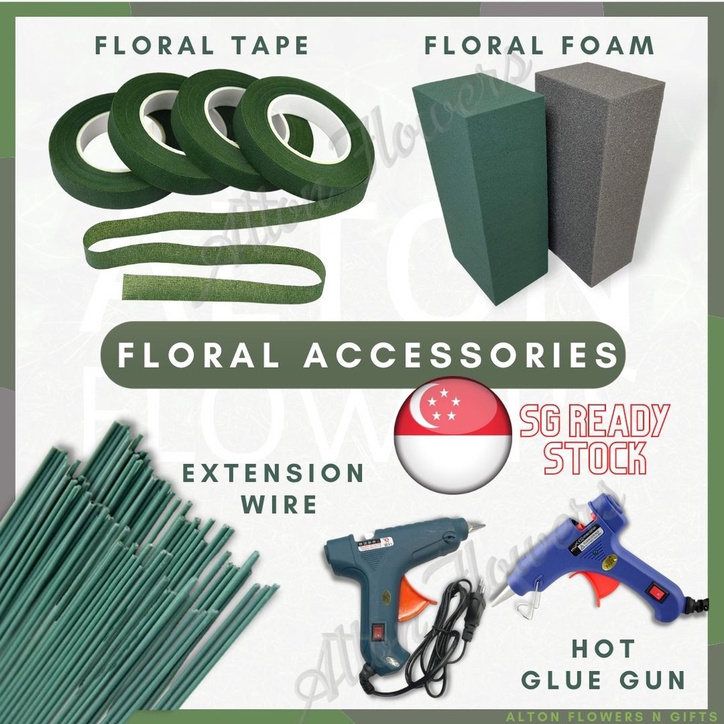 (SG Seller) Floral Foam for Fresh/Artificial Flowers Dry Wet Blocks