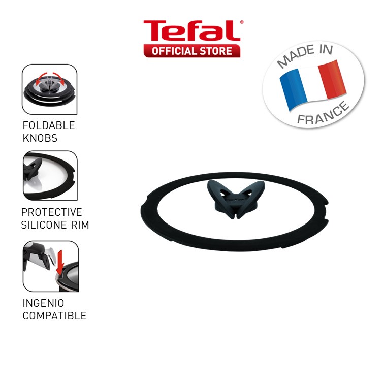 Tefal Ingenio Glass lid 18cm L98462 Shopee Singapore