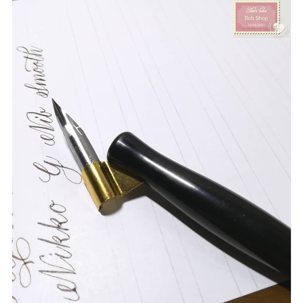Nikko G Nib with Calligraphy Oblique Dip Pen Holder Shopee Singapore