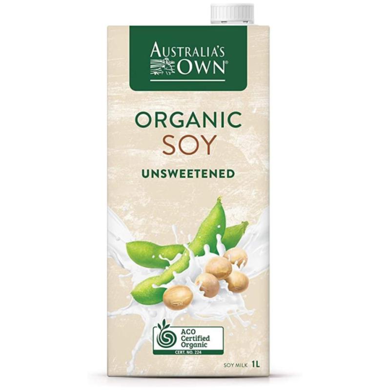 [Bundle of 8] Australia's Own Soy Unsweetened Organic Milk 1L [Australia] Shopee Singapore
