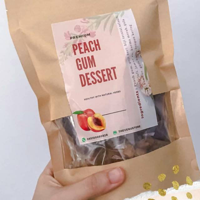 Peach gum dessert (For 5 Ports) Shopee Singapore