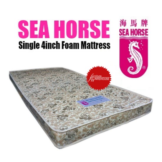 Sea Horse Single 4inch Foam Mattress Seahorse Mattress Shopee Singapore
