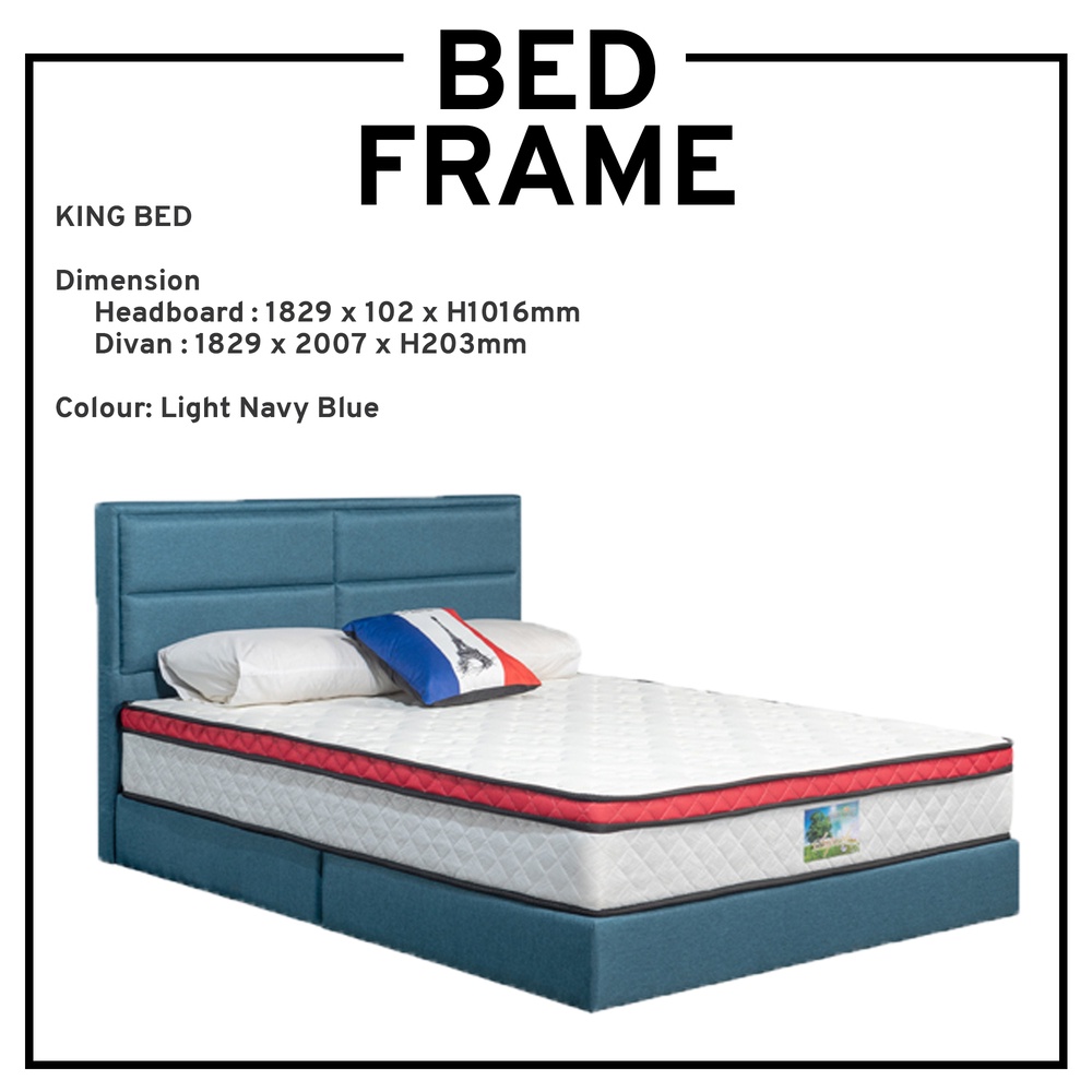 KING SIZE BEDFRAME/KING BEDFRAME WITH HEADBOARD/DIVAN BED Shopee Singapore