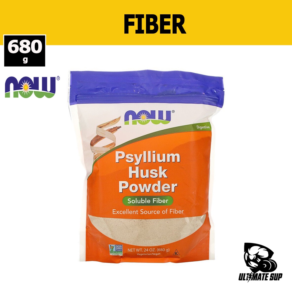 Now Foods Psyllium Husk Powder, Digestive Supplement, Vegan, Relieve Occasional Constipation 1.5