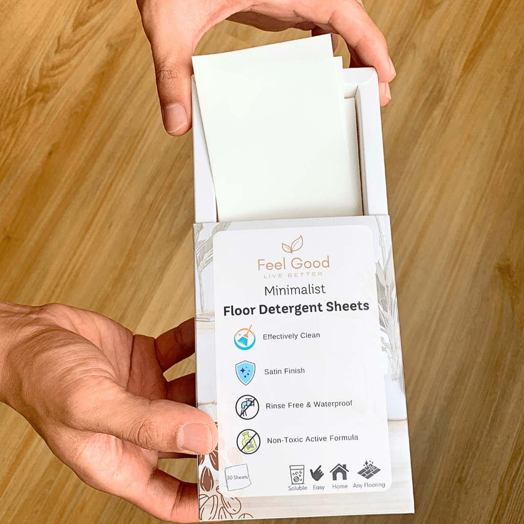 Feel Good Floor Detergent Sheets RinseFree (30 Sheets) Shopee Singapore
