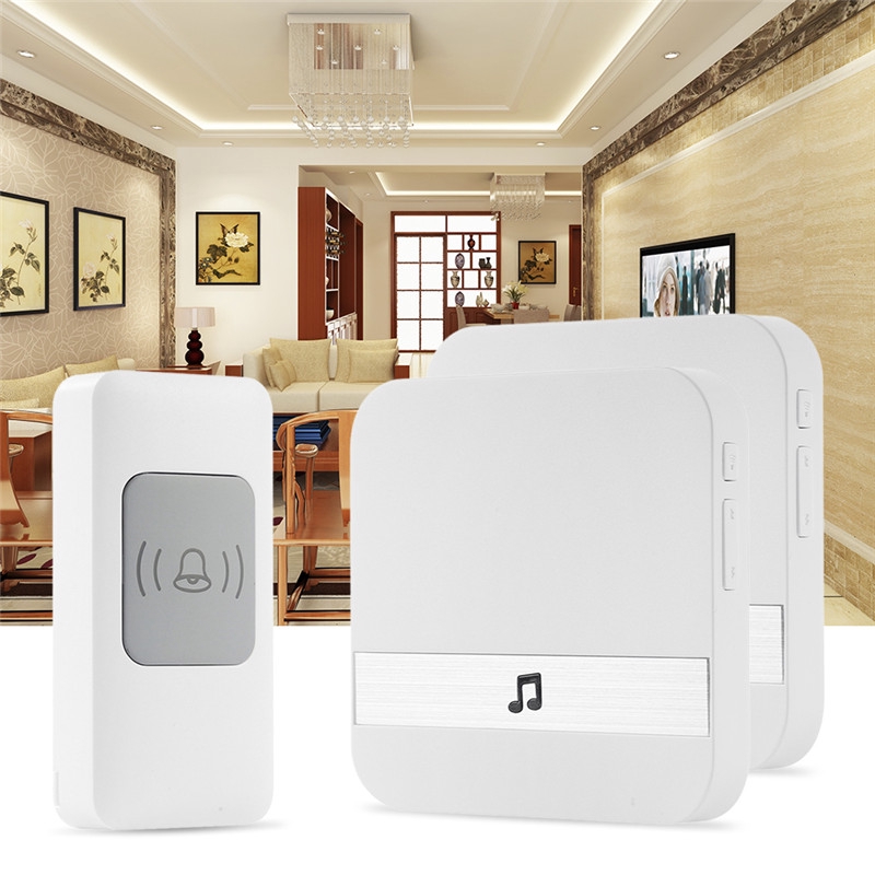 Wireless Doorbell, Waterproof Door Chime Kit, Wireless Door Chime, LED