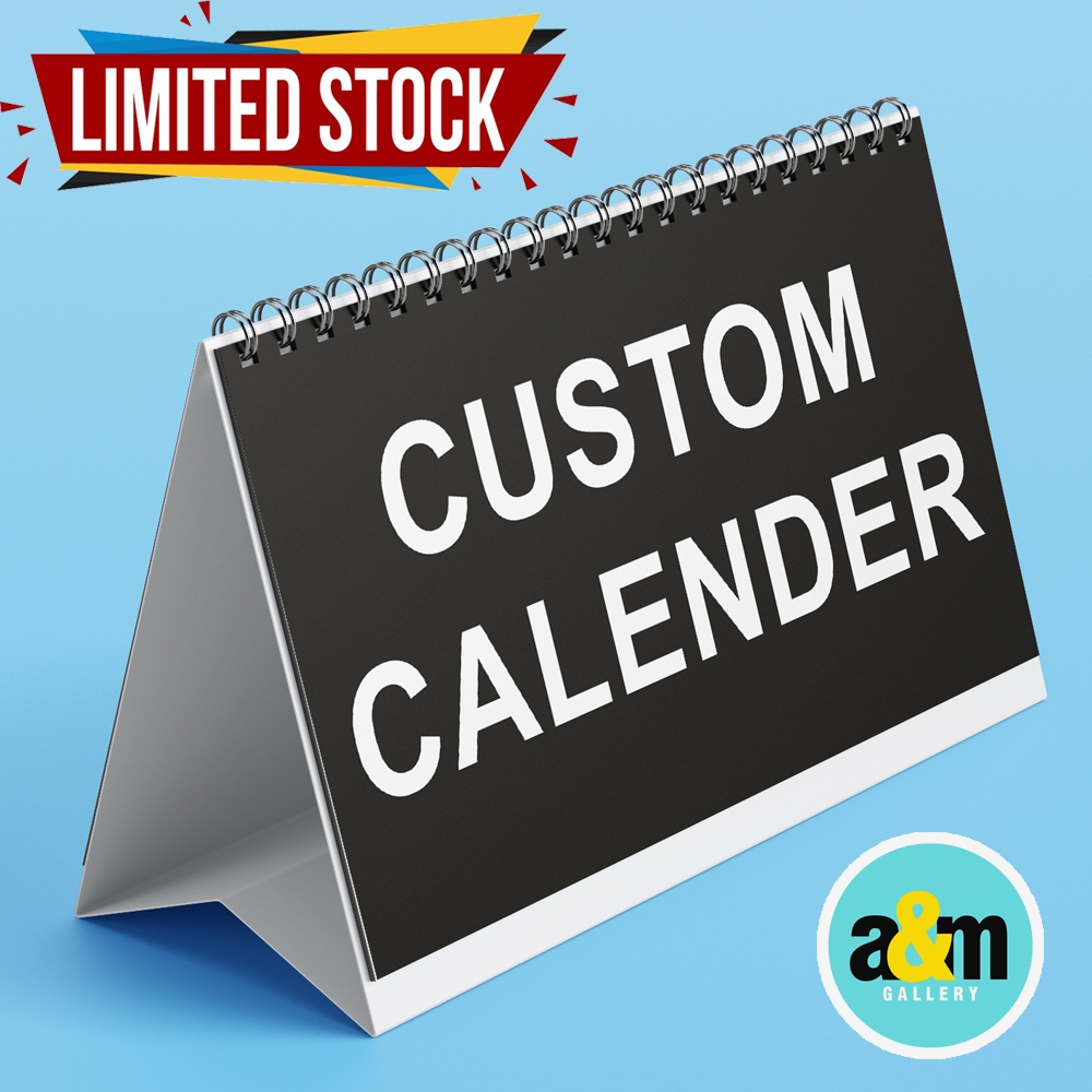 A&amp;m CUSTOM Calendar Desk Calendar 2025 Calendar Shopee Singapore