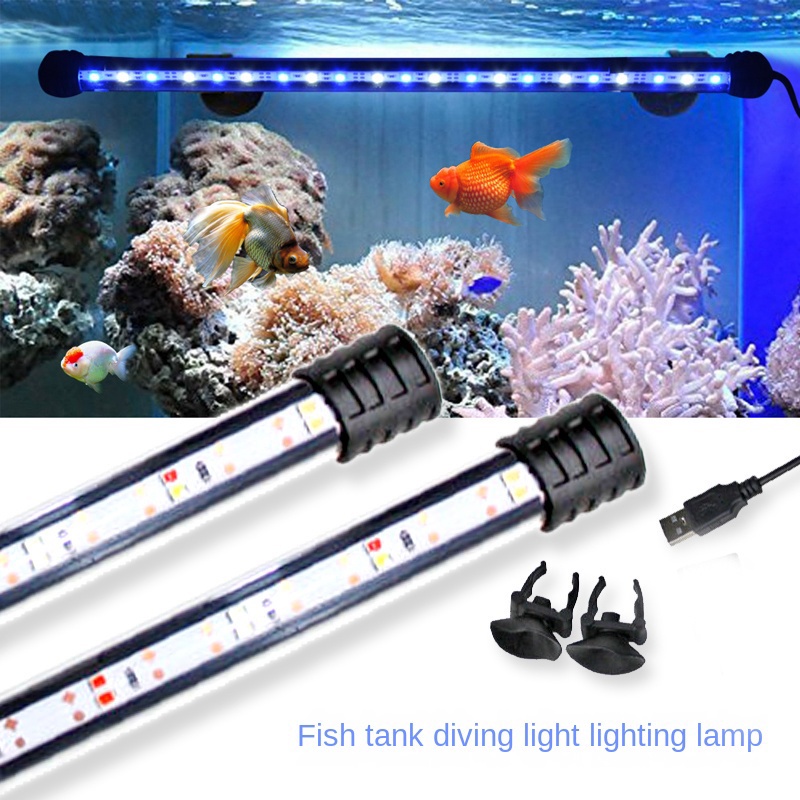 Fish tank essential Amphibious Use Fish Tank Light Submersible Lighting