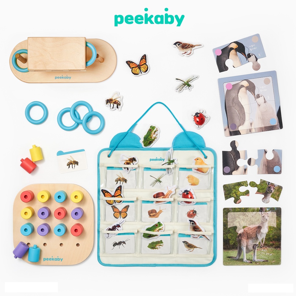 [Peekaby] 1920 Months Stagebased Baby Toys for Brain Development