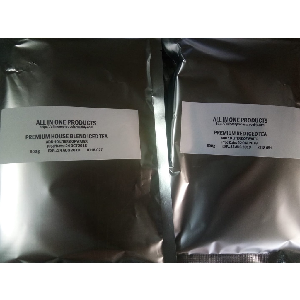 500g House Blend Lemon Iced Tea Orange Red Tea Sago't Gulaman ( Nestea