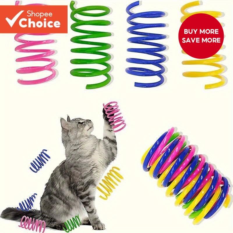Cat Spring Toys 4pcs Cat Spring Toys for Indoor Cats to Kill Time and