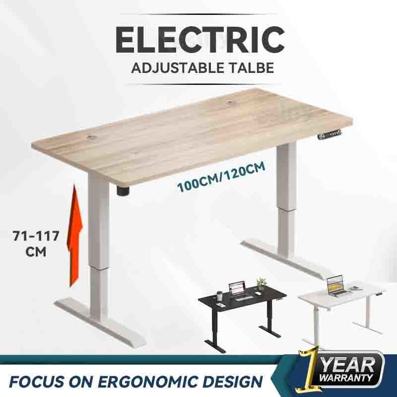 LPL Adjustable Table Electric Height Standing Desk 4 Memory Black