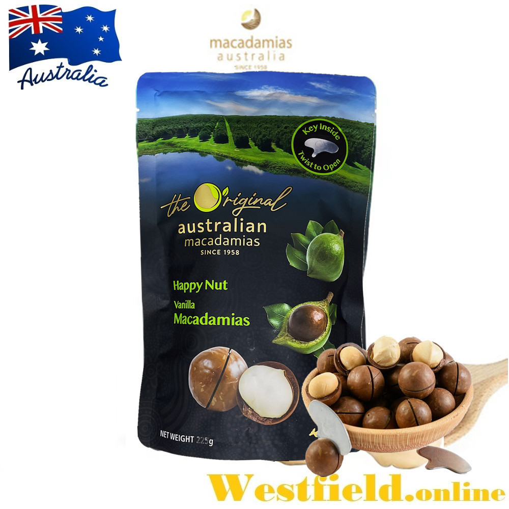 [Australia Import EXP 10/2025] Macadamias Australia 夏威夷果香草味 Happy Nut