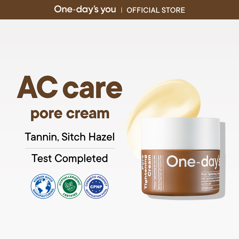 ONE DAY'S YOU Pore Tightening Cream Face Moisturizer for All Skin