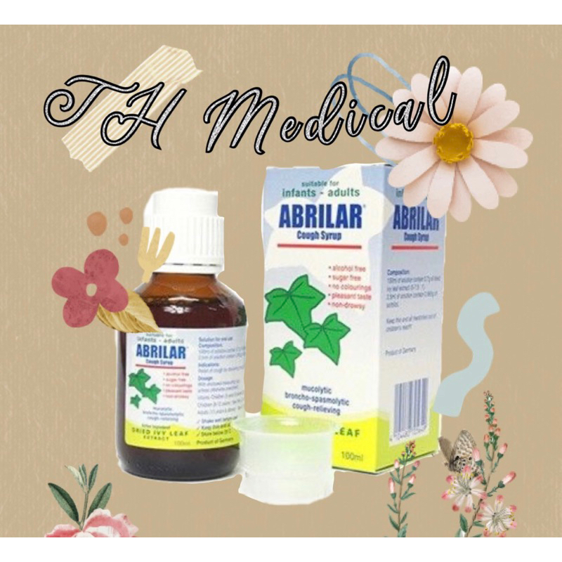 Abrilar Cough Syrup 100mL (Cough Relief) Shopee Singapore