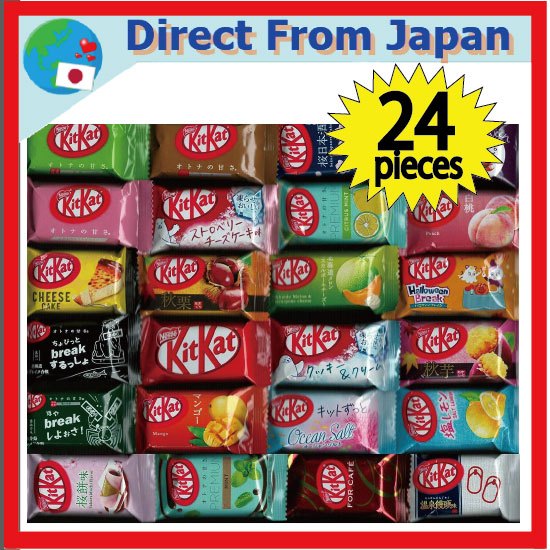 Nestlé Japan KitKat Mini 24 types set, different flavors, total 24