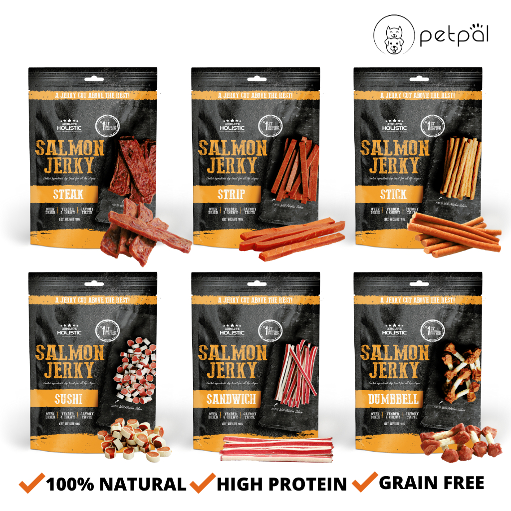 Absolute Holistic Salmon Jerky Dog Treats (Grainfree) Shopee Singapore