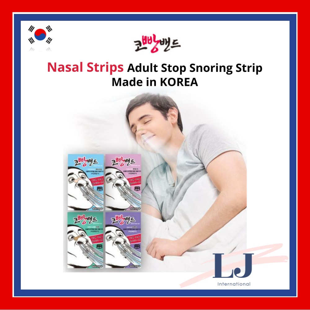 Nasal Strips Adult Stop Snoring Strip Made in KOREA Shopee Singapore