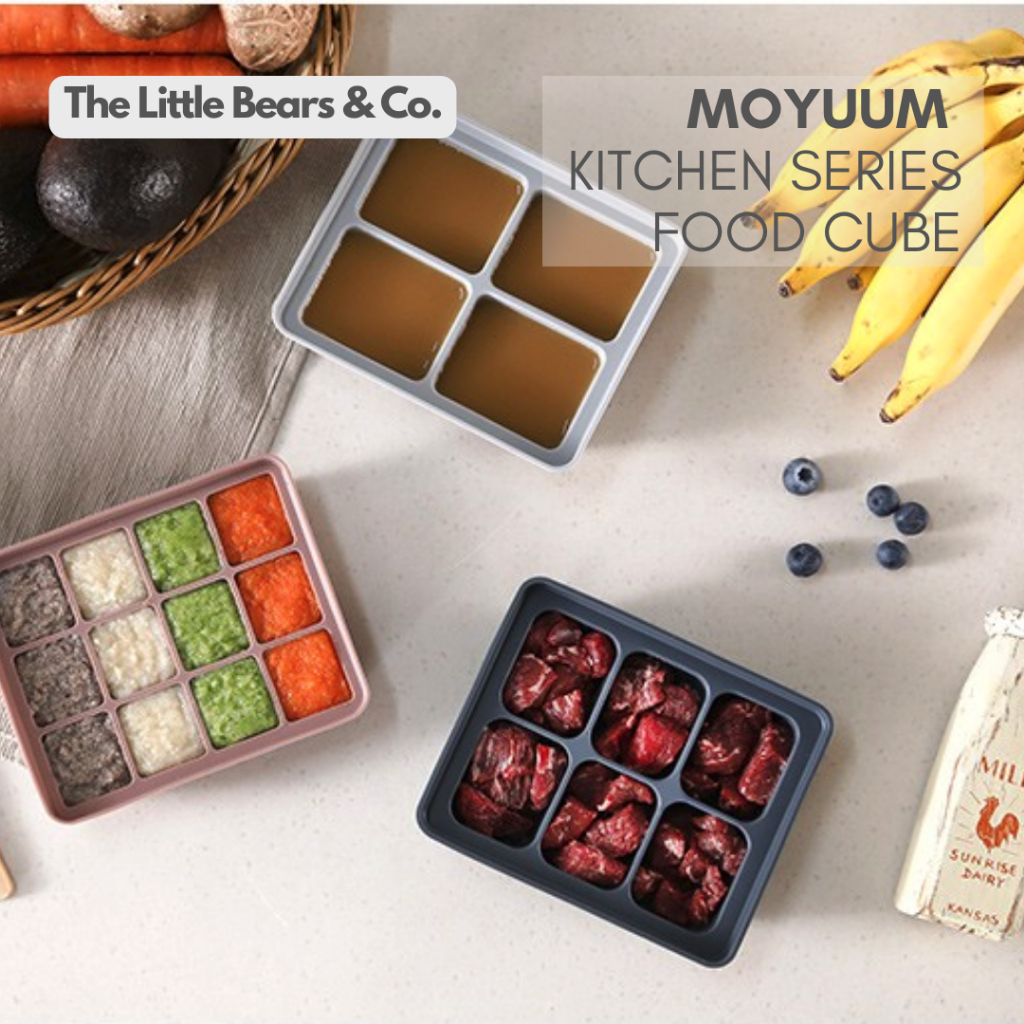 Moyuum Silicone Baby Food Storage Cube/Cube Tray/Baby Meal Prep/with