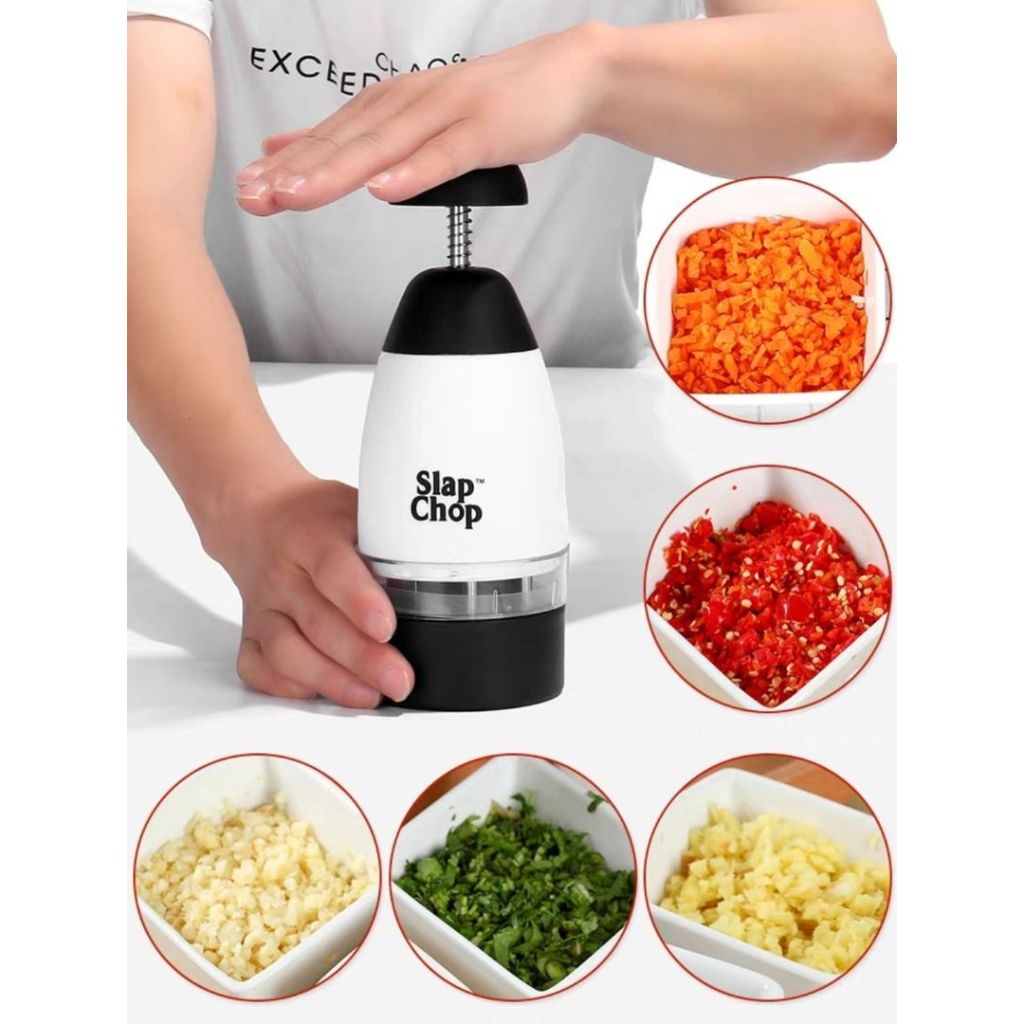 Slap Chop Hand Chopper Shredder Mincer Slicer Cutter Onion Garlic