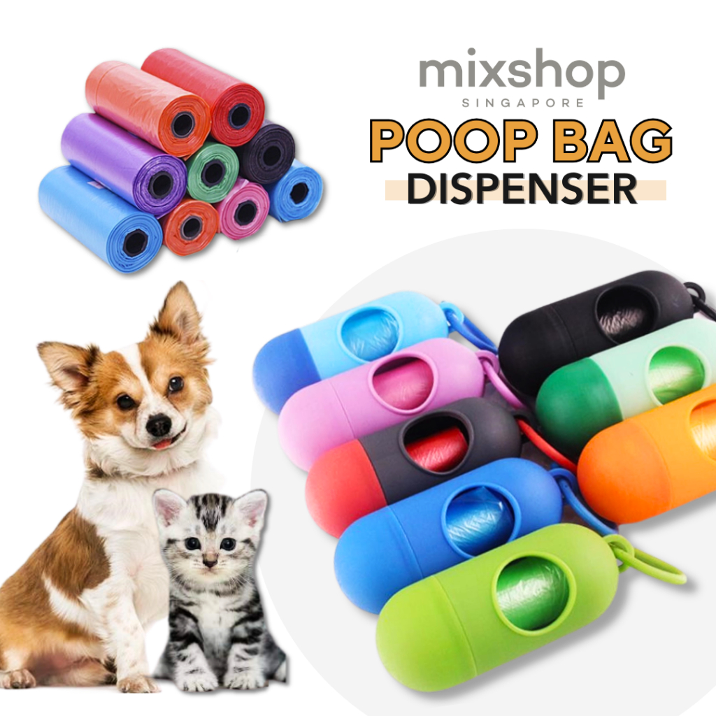 Poop Bag Dispenser, Pet Poop bag, Dog Poop bag Holder & Refill