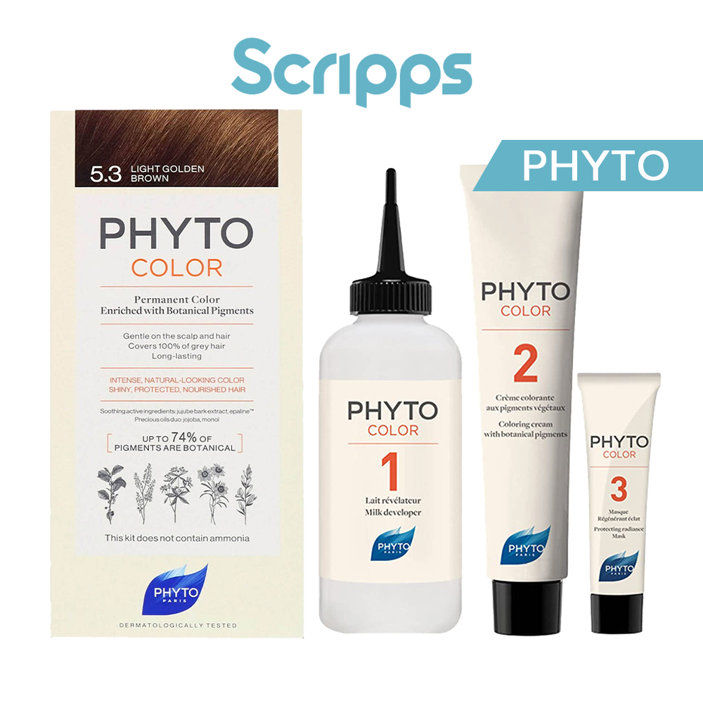 Phyto PHYTOCOLOR Permanent Hair Color Dye (22 Colours) Shopee Singapore