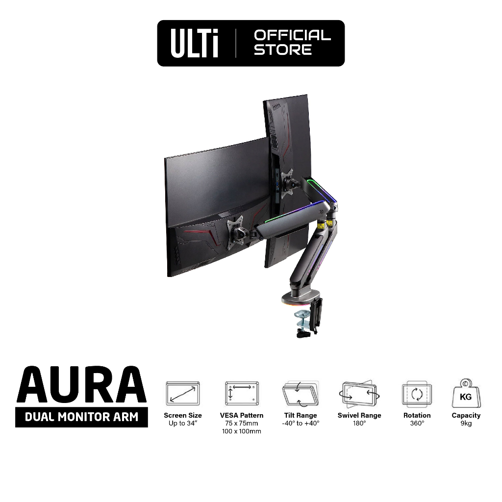 Monitor Arm 34 Inch Optimaal Comfort En Ruimtebesparing Voor Je Werkplek
