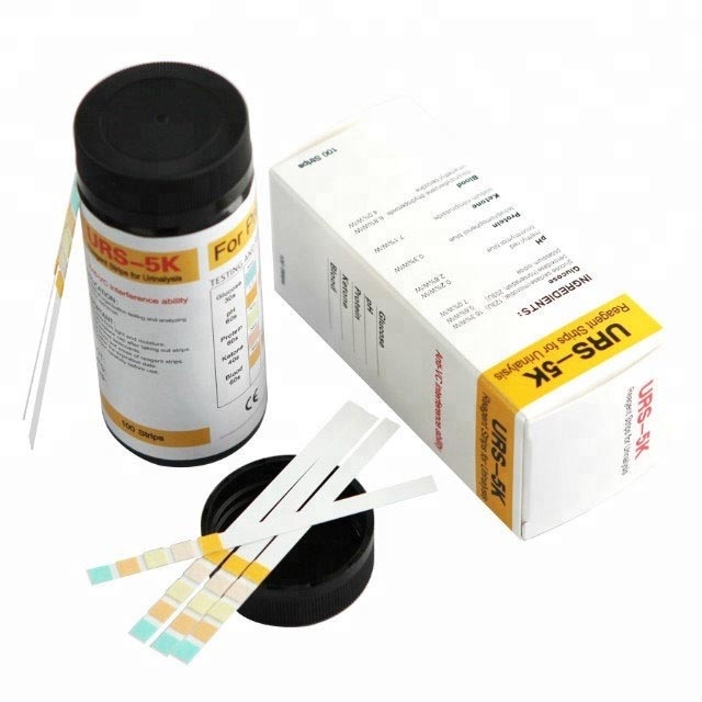 SG Ready Stocks URS5K 100pcs Professional Urinalysis Test Strips