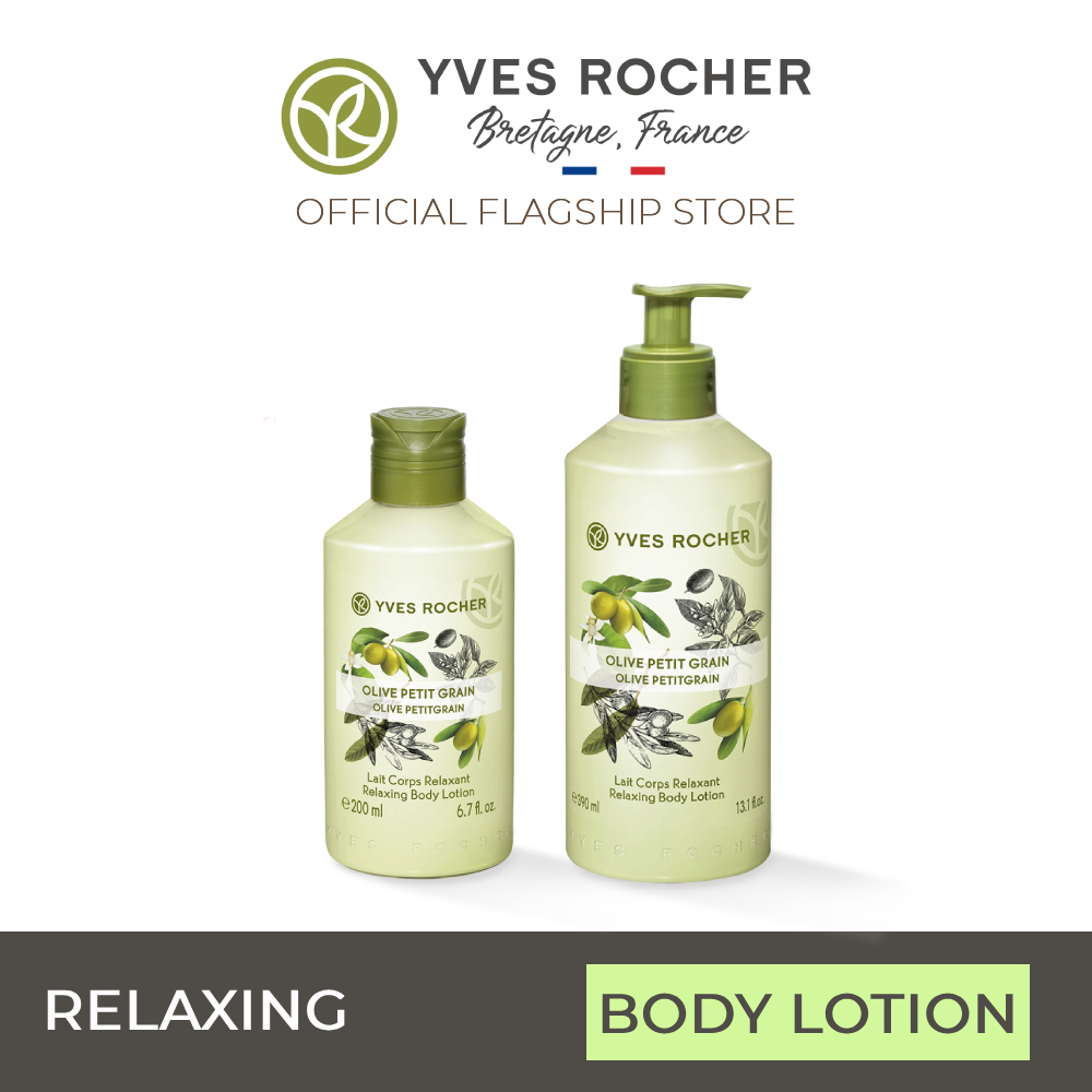 Yves Rocher Relaxing Olive Petit Grain Body Lotion 200ml/ 390ml