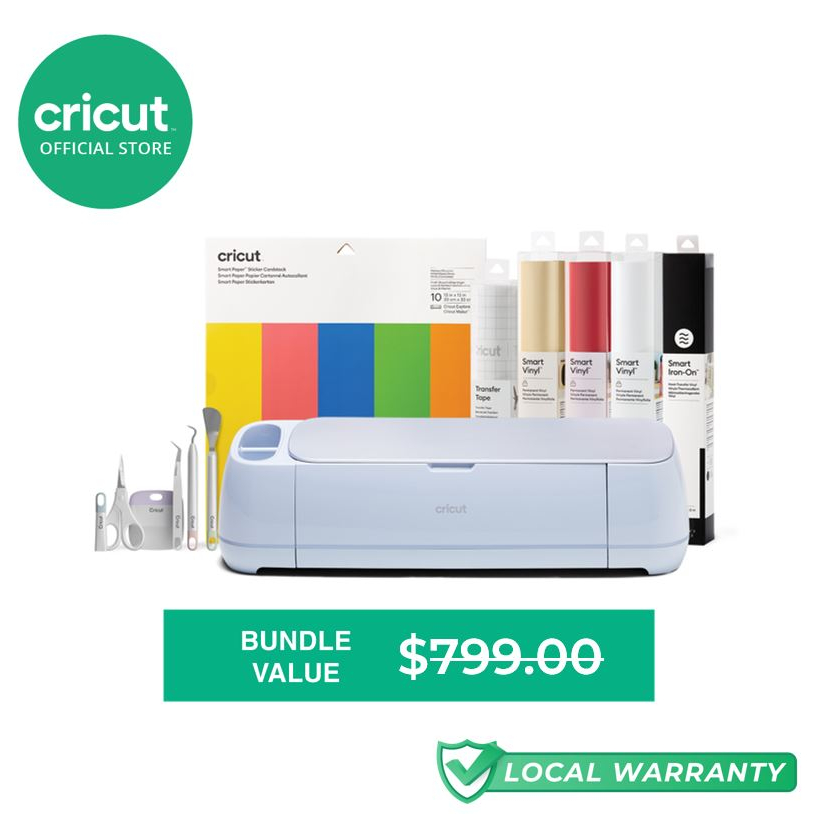 Cricut Maker 3 Smart Essential Bundle Includes 7 Accessories Shopee