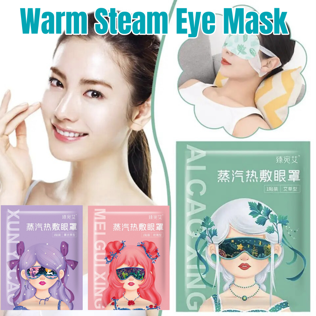 Rejuvenating Steam Spa Eye Mask Heat pack Heat Pad Warmer Sleep