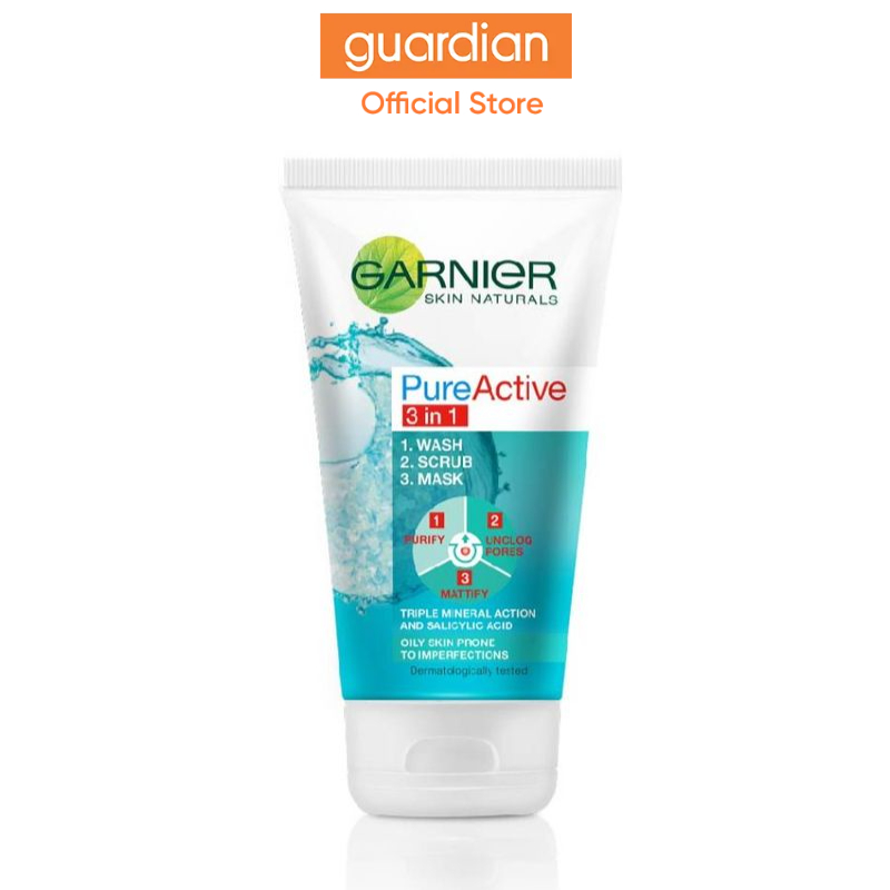 Garnier Pure Active 3In1 150Ml Shopee Singapore