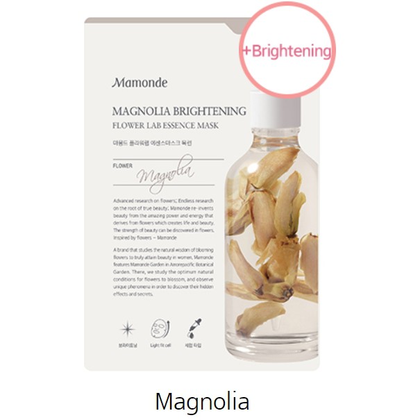 Mamonde Flower Lab Essence Mask sheet Hibiscus Deep, Rose Moisturizing