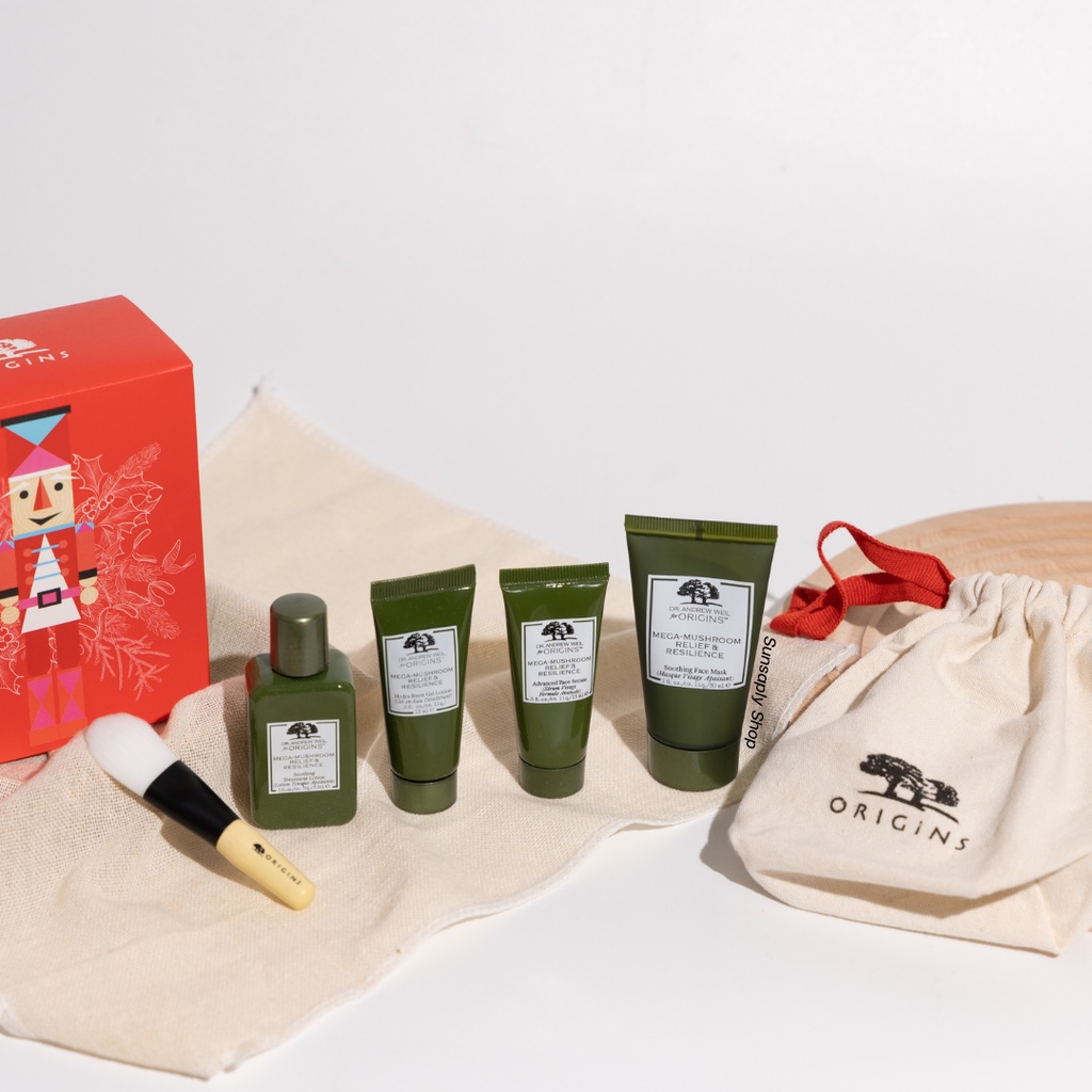 Origins Limited edition set 5items + Mask brush + Bag เซ็ตสุดคิ้วท์จากแบรนด์ Origins Shopee