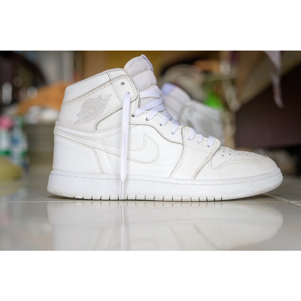 Air Jordan 1 All White Shopee Thailand