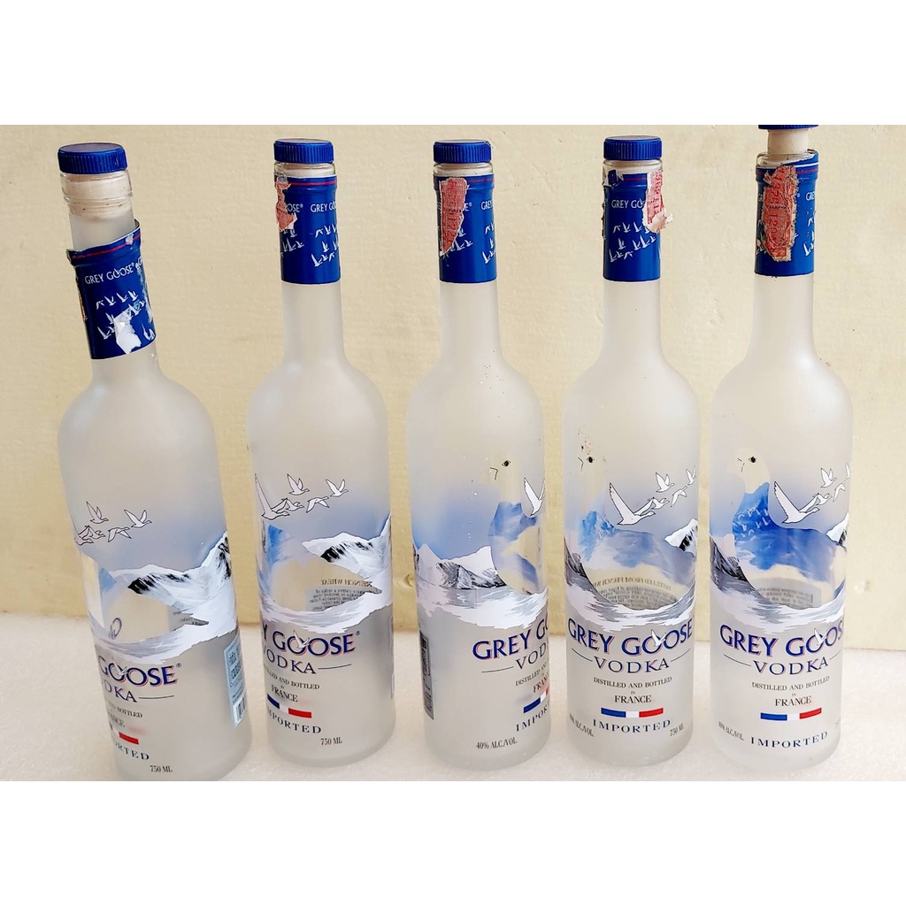 ขวดเหล้าเปล่า Grey Goose Vodka ,BELVEDERE VODKA Shopee Thailand