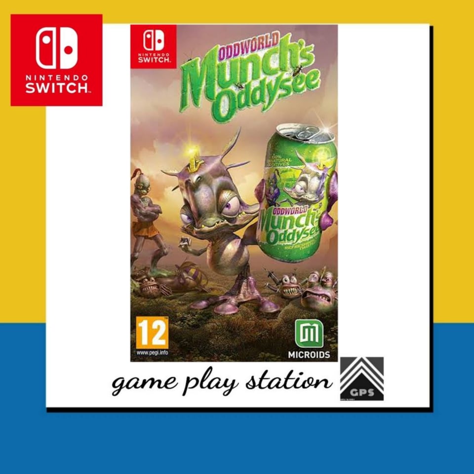 nintendo switch oddworld munch's oddysee ( english zone 2 ) Shopee