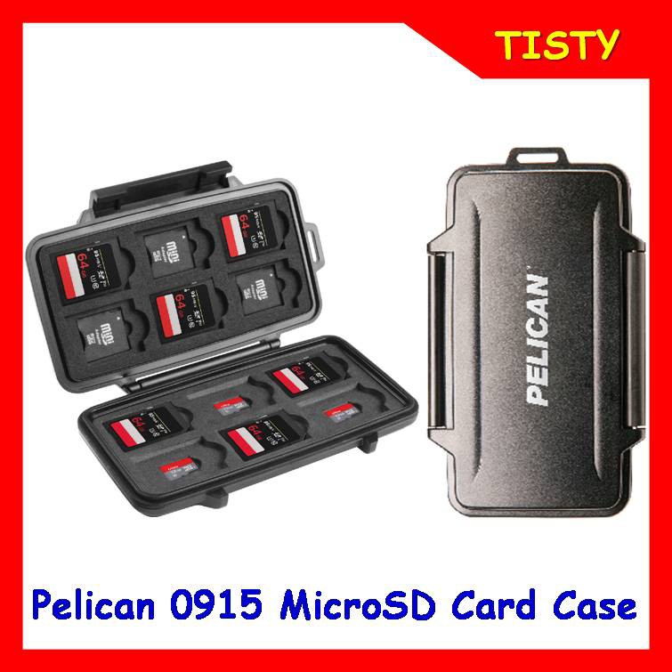 แท้ 100 Pelican 0915 SD Memory Card Case กันน้ำ กันกระแทก กล่องเก็บ