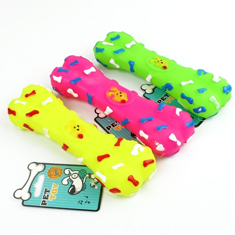 ของเล่นสุนัขและแมว ยางกัดของหมา ของเล่นยางบีบ คละสี รุ่น dogcattoy