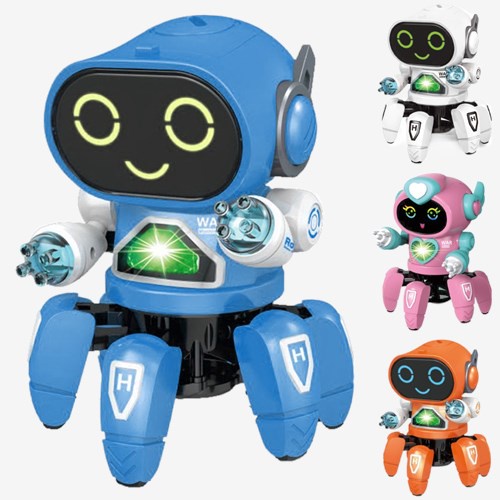 discount♝【Ready Stock】Dancing Robot Walking Dancing Electronic Robot Toy for Kids with Disco